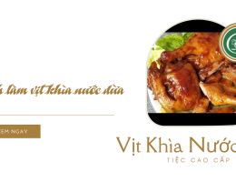 Cách làm vịt khìa nước dừa Miền Tây ngũ vị hương