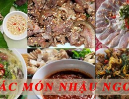 Các món nhậu ngon đãi khách