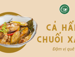 Cách làm món cá kho chuối xanh