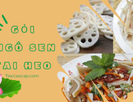 Cách làm gỏi ngó sen tai heo siêu ngon chuẩn đầu bếp 