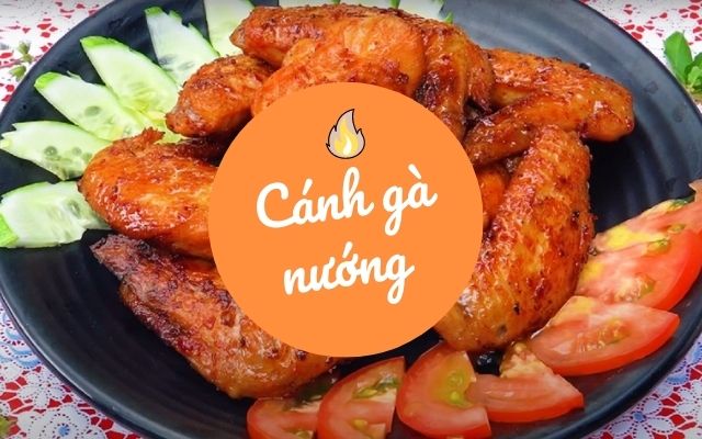 Cánh gà nướng mật ong 