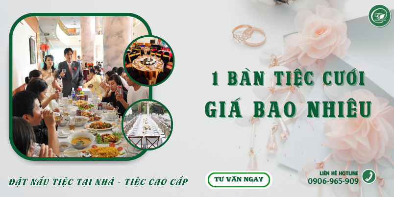 Cac yeu to anh huong den gia 1 ban tiec cuoi