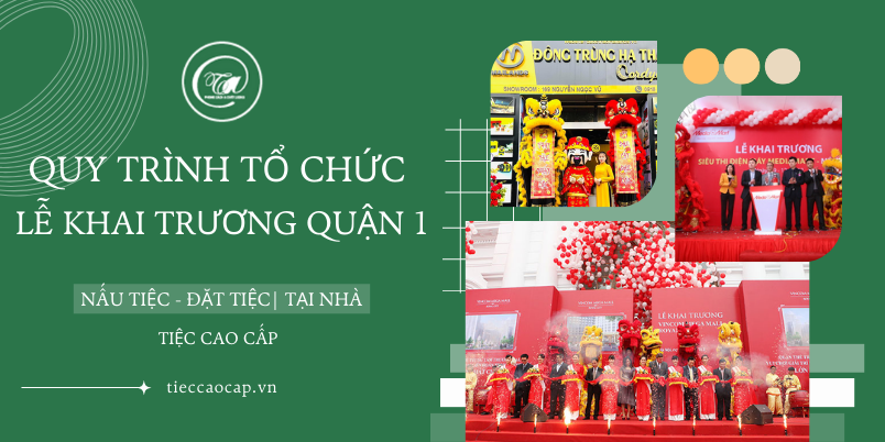 Dich vu to chuc le khai truong tron goi Tiec Cao Cap