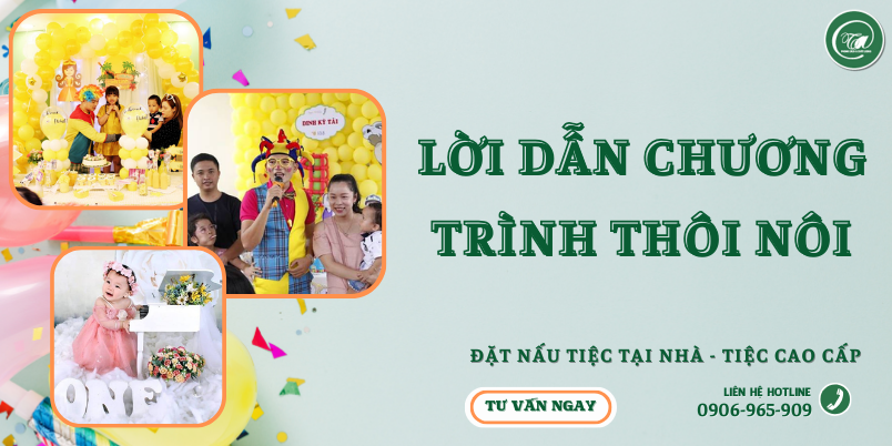 Mau loi dan chuong trinh danh cho tiec thoi noi