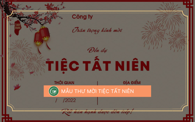 Mau thu moi tiec tat nien nhan vien