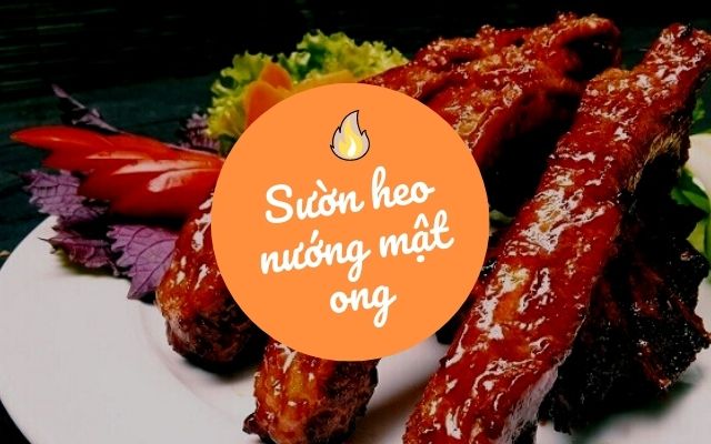 Sườn heo nướng mật ong