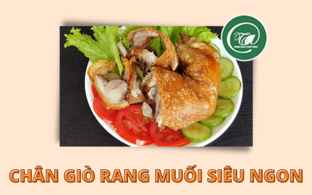 Chân giò rang muối siêu ngon