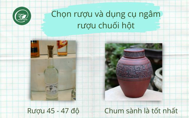 Chọn rượu và dụng cụ ngâm rượu