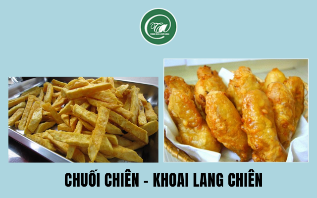 Chuối chiên - Khoai lang chiên