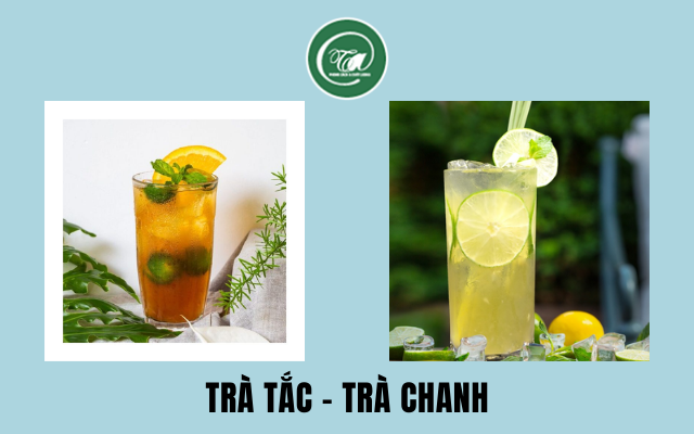 Hình ảnh trà tắc, trà chanh