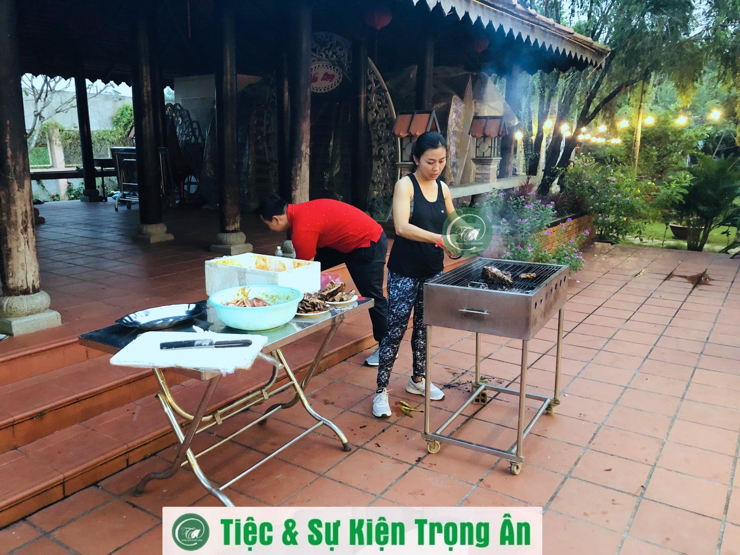 Nướng tại không gian tiệc của mình