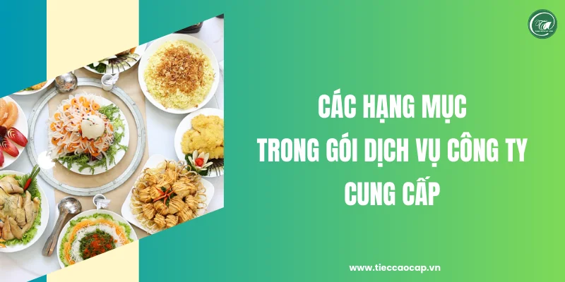 Các hạng mục trong gói dịch vụ công ty cung cấp