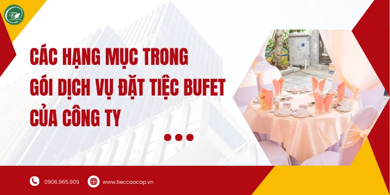 Các hạng mục trong gói dịch vụ tại công ty
