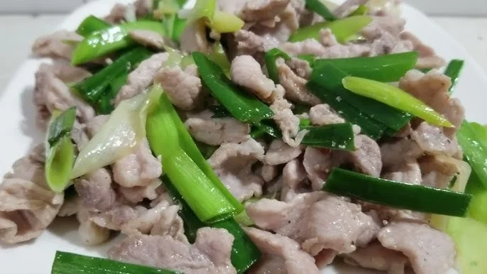 Các món ăn ngon với thịt heo xào