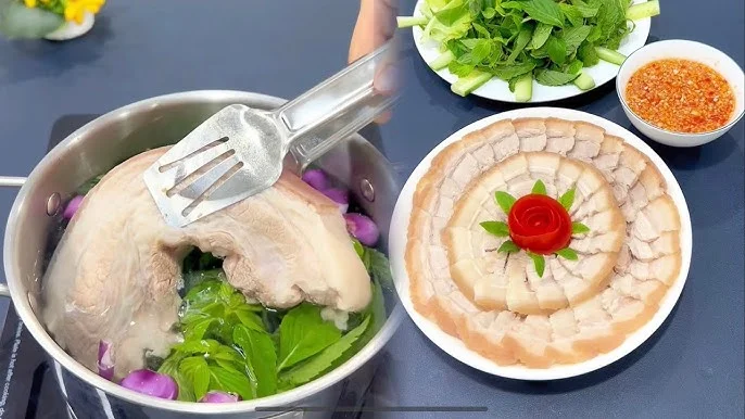 Các món ngon từ thịt lợn hấp, luộc