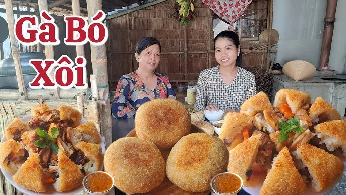 Cách làm gà bó xôi