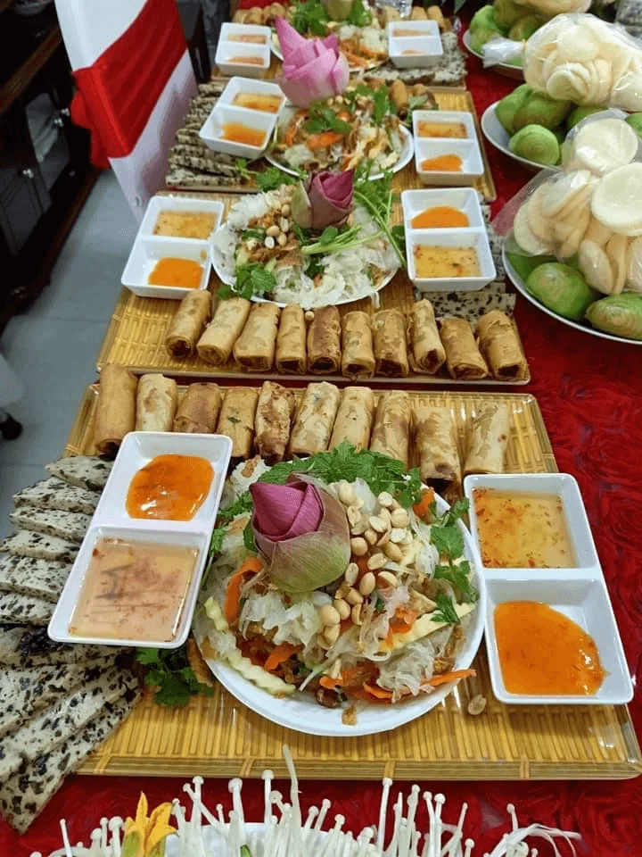 Chả giò chay cho mâm cỗ cưới Chả giò chay cho mâm cỗ cưới