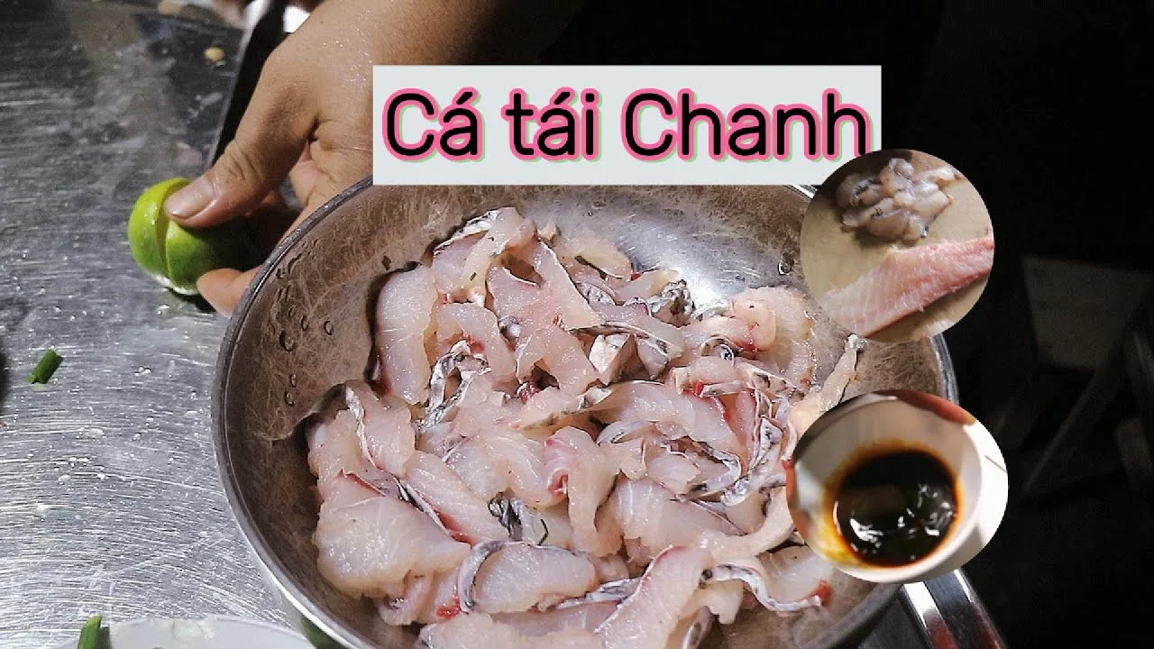 Giới thiệu món cá bớp tái chanh