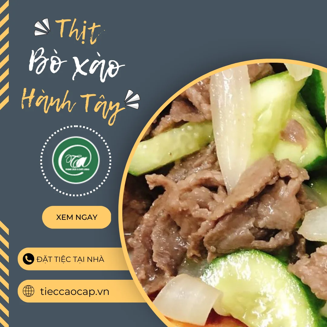 Hướng dẫn cách làm món bò xào hành tây