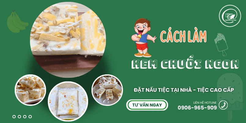 Hướng dẫn nhanh cách làm kem chuối thơm ngon Hướng dẫn nhanh cách làm kem chuối thơm ngon
