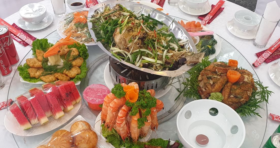 Gợi ý menu đặt tiệc cưới/ tiệc báo hỷ dưới 10 bàn